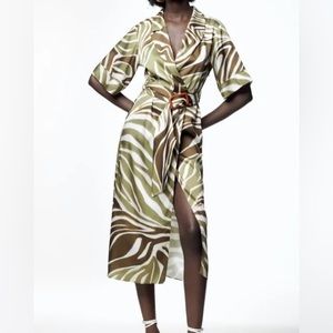 Zara Animal Print dress